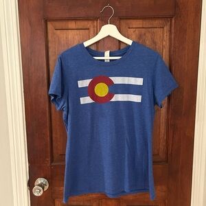 Women's Classic Colorado Flag 'Favorite Fit' T-Shirt